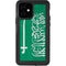 Saudi Arabia Flag Distressed iPhone 12 Waterproof Case